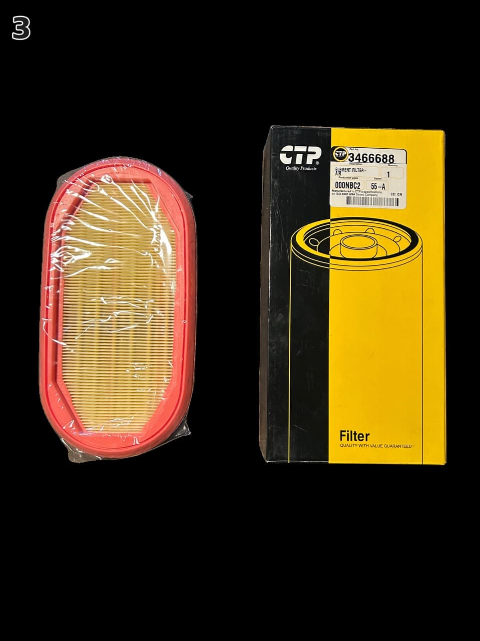 Elemento de Aire CTP (formato ovalado)